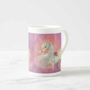 Tasse En Porcelaine La licorne rougissent dedans de l'aube