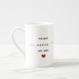 Tasse En Porcelaine La meilleure maman 'est année' d'os chine mug