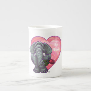 Tasse En Porcelaine La Saint-Valentin des éléphants