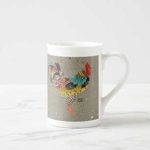Tasse En Porcelaine Le coq Mardi Bone China Mug