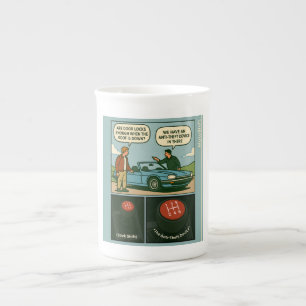 Tasse En Porcelaine Le dispositif anti-vol (bâton de changement de vit