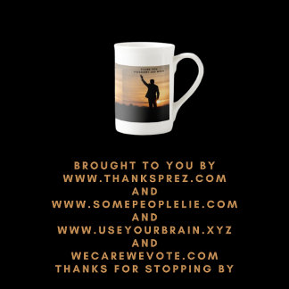 Tasse En Porcelaine Le président Merci Joe Biden