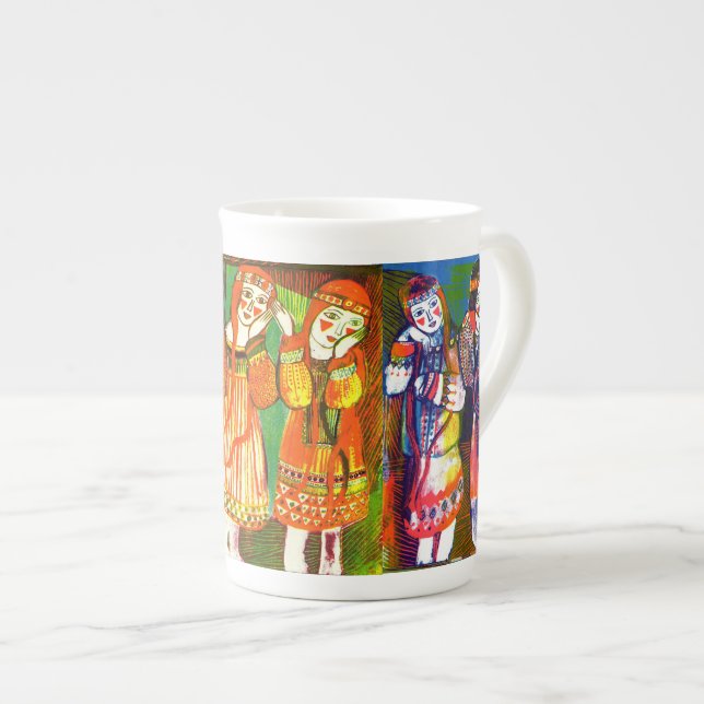Tasse En Porcelaine Le Sacre du Printemps (Devant droit)