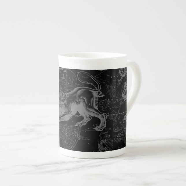 Tasse En Porcelaine Leo Constellation Hevelius 1690 Juillet23 - Août 2 (Devant droit)