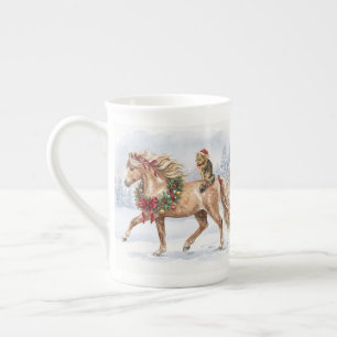 Tasse En Porcelaine L'équipe de Noël - Maggie et Nari