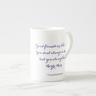 Tasse En Porcelaine Les bons amis sont comme des étoiles…