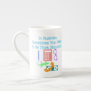 Tasse En Porcelaine Lézard au travail