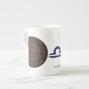 Tasse En Porcelaine Libra Mandala Spécialité Mug