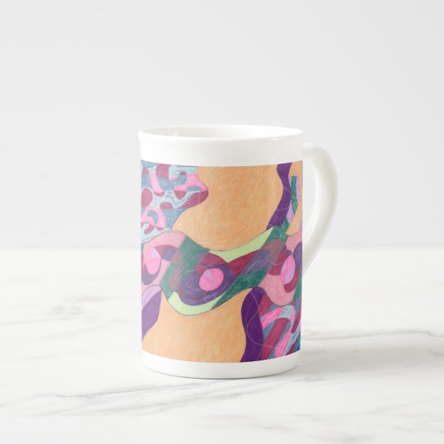 Tasse En Porcelaine Ligne d'eau (Devant droit)