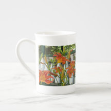 Lilies de tigre orange - Vignoble de Martha