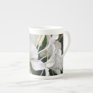 Tasse En Porcelaine Lis blanc de gingembre