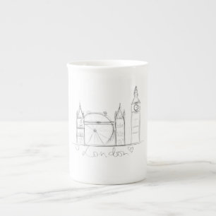 Tasse En Porcelaine Londres