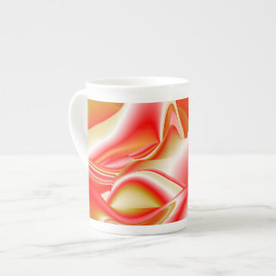 Tasse En Porcelaine Love and Gold Abstrait 3D Rainbowart
