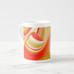 Tasse En Porcelaine Love and Gold Abstrait 3D Rainbowart
