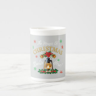 Tasse En Porcelaine Magique Noël Llow Spécialité Mug Spécialité Mug