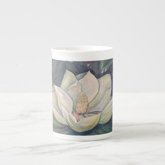Tasse En Porcelaine Magnolia en acier
