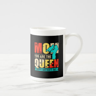 Tasse En Porcelaine Maman Tu Es La Reine-67761