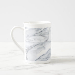 Tasse En Porcelaine Marbre blanc Carrara Calacatta Texture