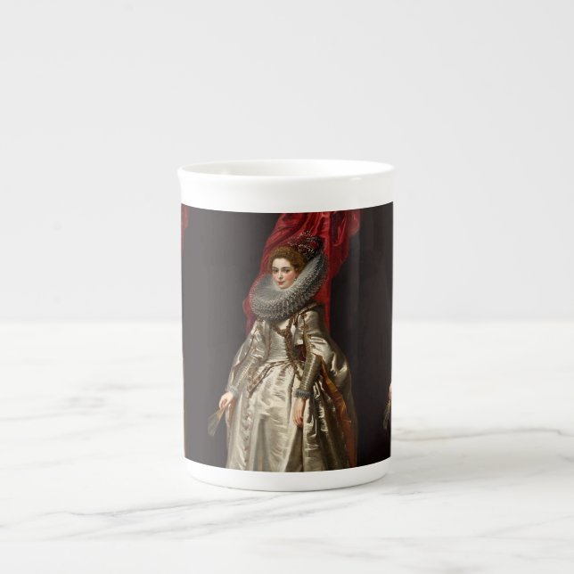 Tasse En Porcelaine Marchesa Brigida Spinola-Doria (Devant)
