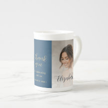 Mariage personnalisé Gold & Blue pois