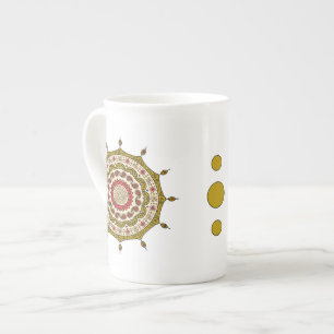 Tasse En Porcelaine Mehndi Imaginaire Gold Spécialité Mug