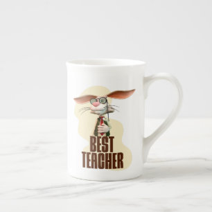 Tasse En Porcelaine Meilleur professeur lapin de la classe humour