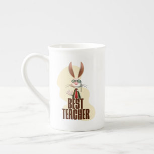 Tasse En Porcelaine Meilleur professeur lapin de la classe humour