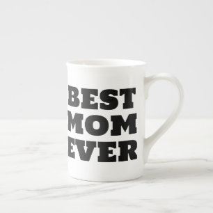 Tasse En Porcelaine Meilleure maman Jour de la typographie moderne Cad