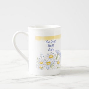 Tasse En Porcelaine Meilleure maman toujours la marguerite