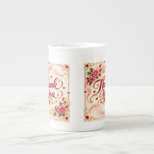 Tasse En Porcelaine Merci 