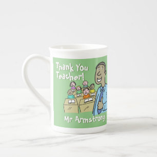 Tasse En Porcelaine Merci à un enseignant masculin