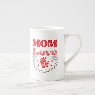 Tasse En Porcelaine Mignonne Maman Amour