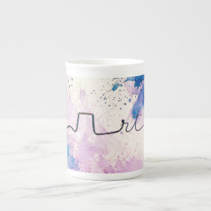 Tasse En Porcelaine Minimalist RT Design Inhalotherapy Inspired