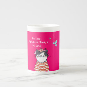 Tasse En Porcelaine Mon chat est toujours si mignon