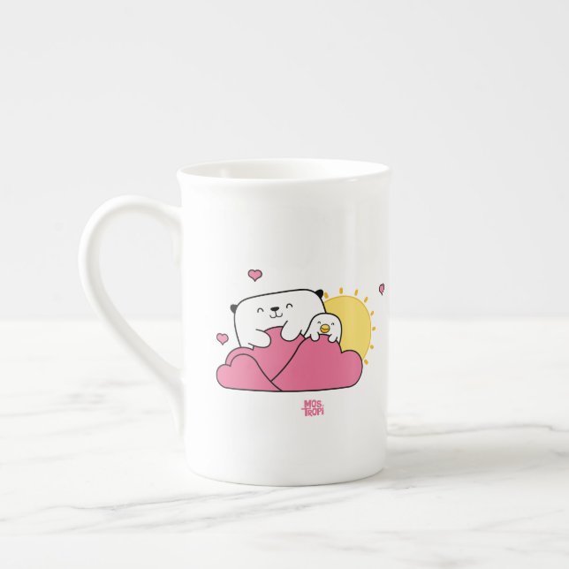 Tasse En Porcelaine Mostropi│Opi y Kipi Valentin (Gauche)
