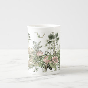 Tasse En Porcelaine Motif Chinoiserie