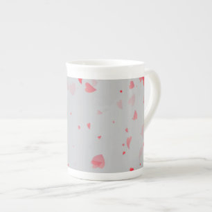Tasse En Porcelaine Motif de coeur 37