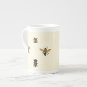 Tasse En Porcelaine Mouches et scarabées par le studio de vision