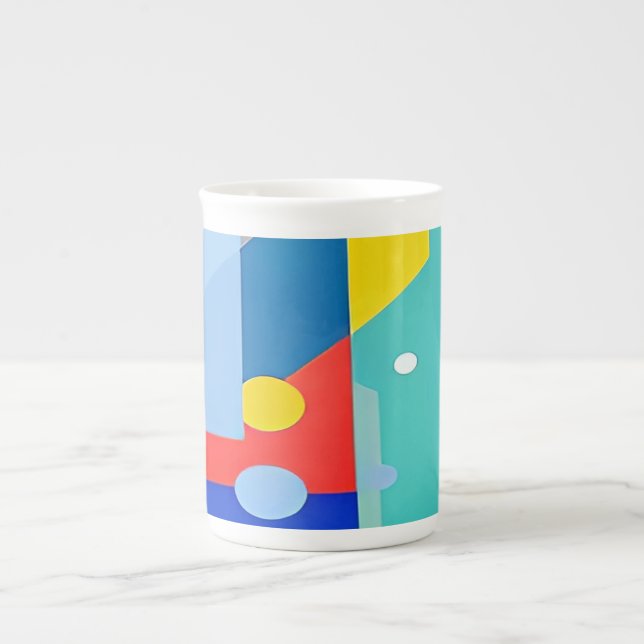 Tasse En Porcelaine Mug Abstrait (Devant)