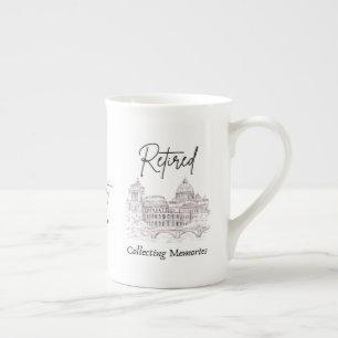 Tasse En Porcelaine Mug Cadeau de Retraite pour les Voyageurs