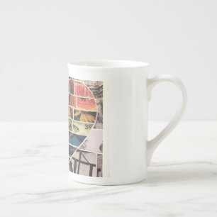 TASSE EN PORCELAINE MUG COEUR DE PLANCHER