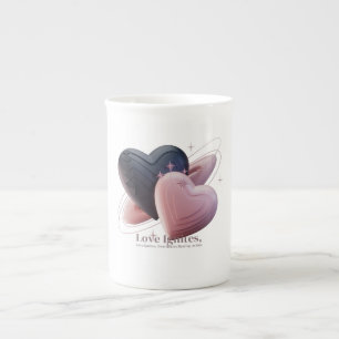 Tasse En Porcelaine Mug de café inspirée par l'amour