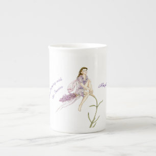 Tasse En Porcelaine Mug de Chine d'os de fleur personnalisé