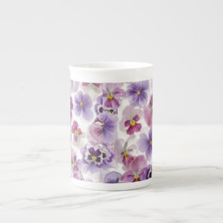 Tasse En Porcelaine Mug De Chine Panseuse Rose Et Violet