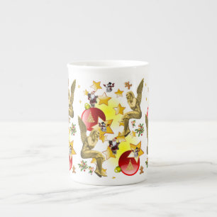 Tasse En Porcelaine Mug de Noël, Ange