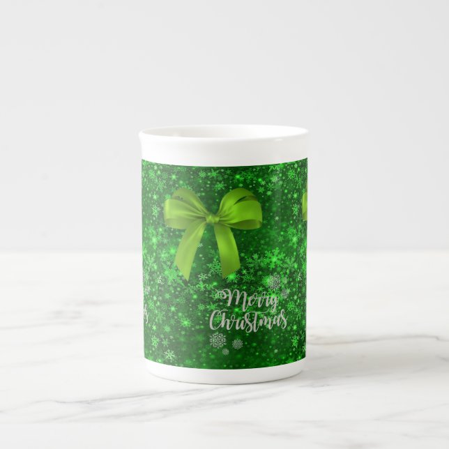 Tasse En Porcelaine Mug de Noël, Joyeux Noël (Devant)