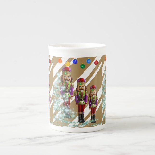 Tasse En Porcelaine Mug de Noël, soldat (Devant)
