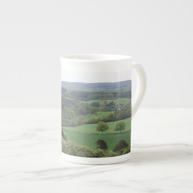 Tasse En Porcelaine Mug de terre verte et agréable (Devant droit)