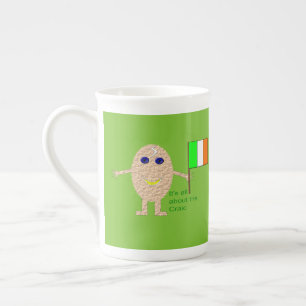 Tasse En Porcelaine Mug d'oeuf irlandais patriotique