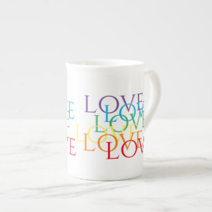 Tasse En Porcelaine Mug en porcelaine RAINBOW LOVE